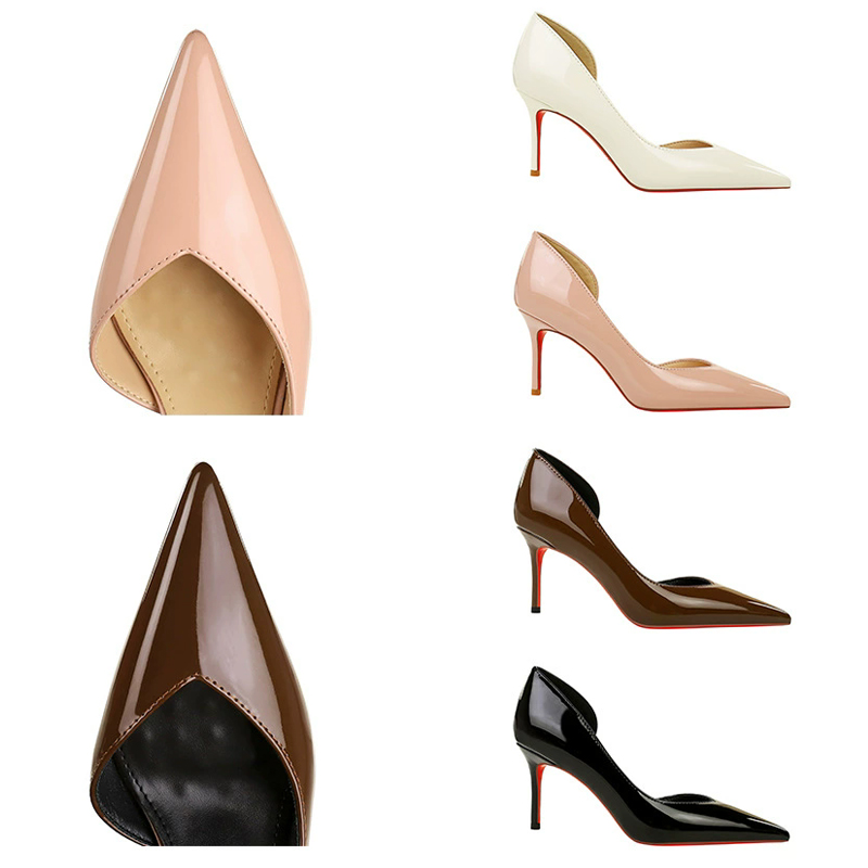 Women Shoes Size 4 In Cm - BIGTREE Shoes Women Pumps Patent Leather