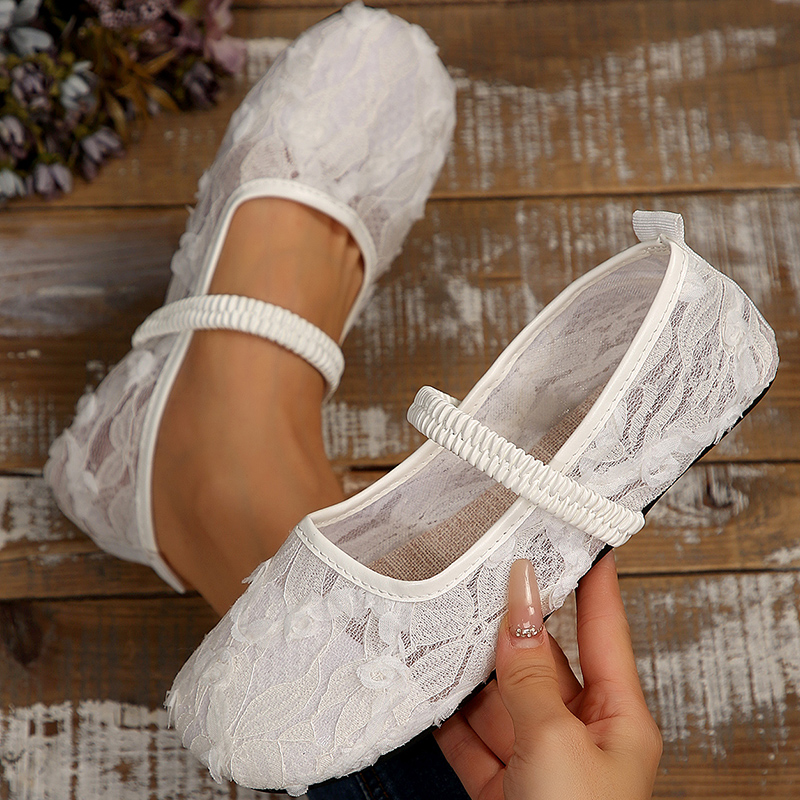 Women'S Shoes Round Toe - Woman Shoes Breathable Mesh Flat Shoes