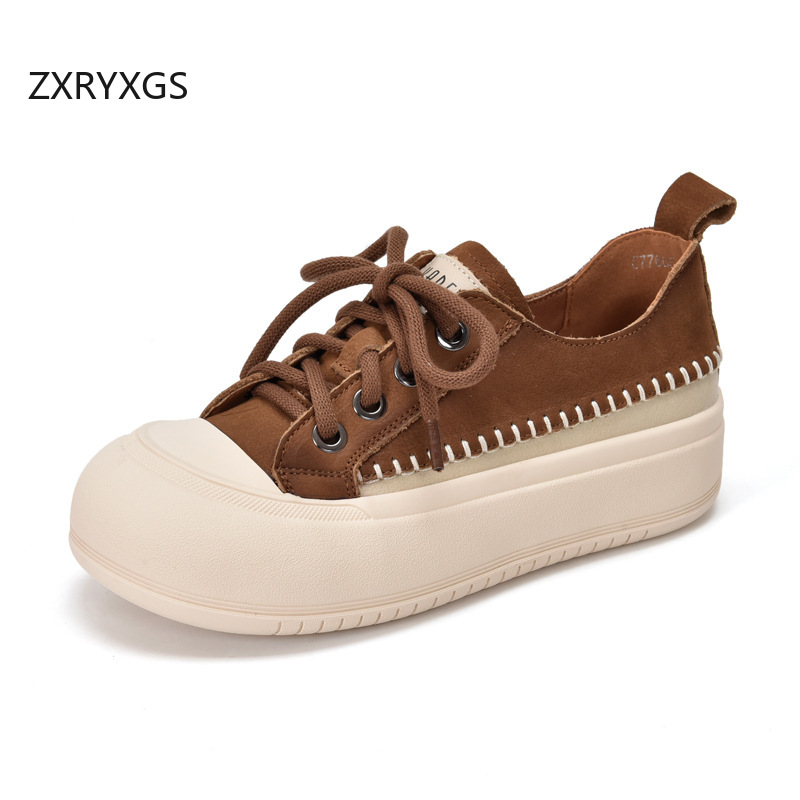 ZXRYXGS New Lace-up Premium Co - Women Shoes Size 4 In Cm 评论和价格