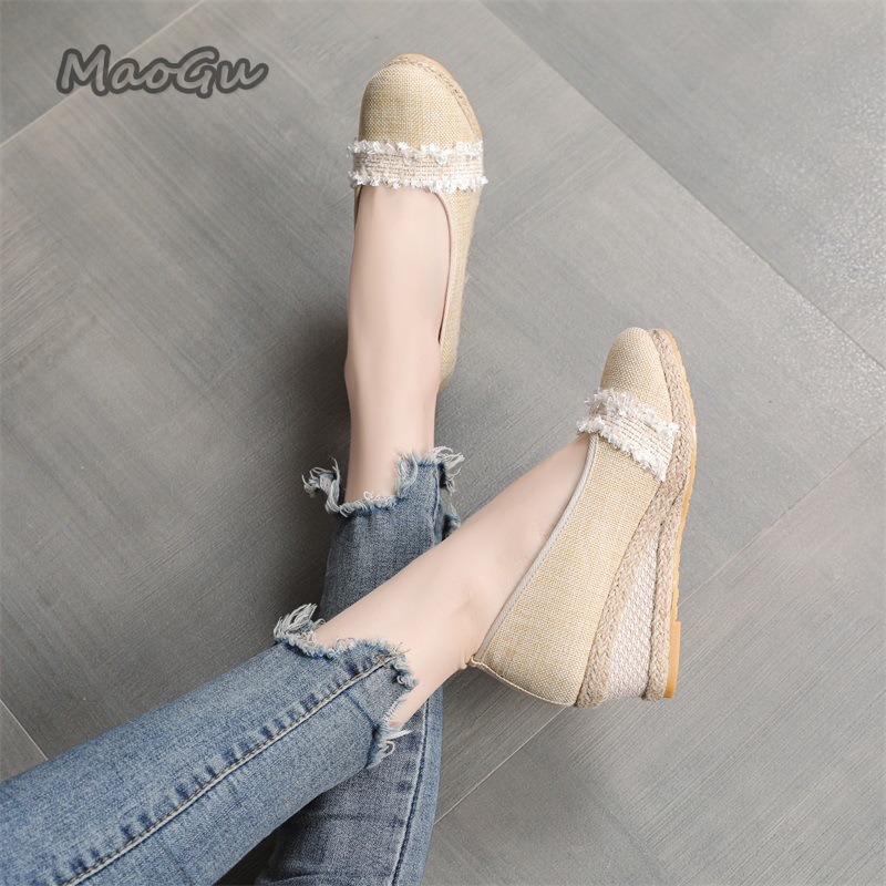 Women's Espadrille Wedges Shoe - Espadrille Wedge Shoes 评论和价格