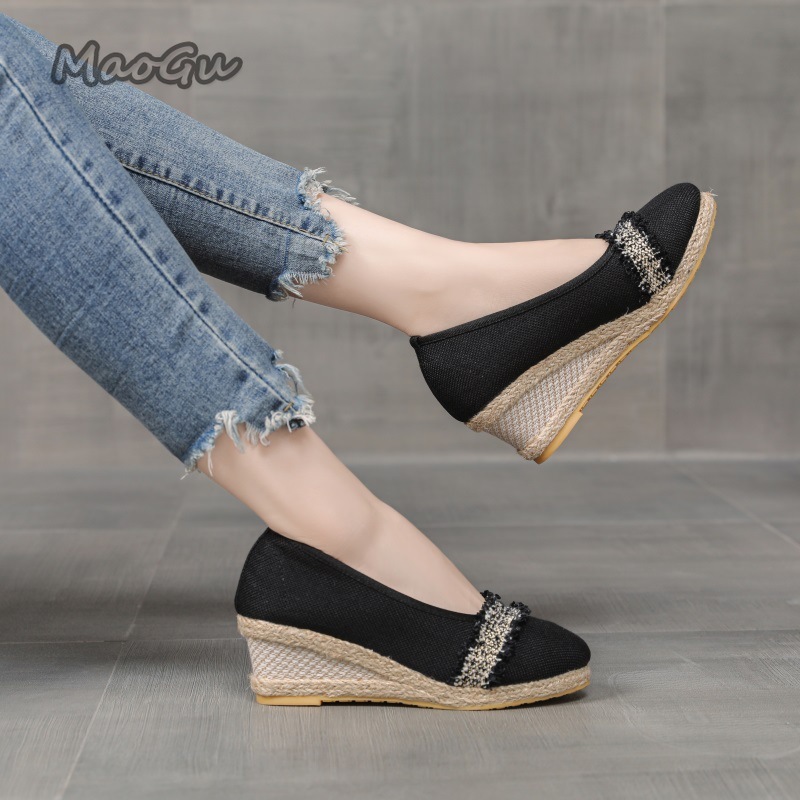 Women's Espadrille Wedges Shoe - Espadrille Wedge Shoes 评论和价格