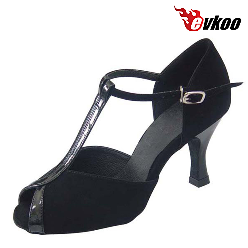 Evkoodance Black Or Tan Pu Lat - Women Shoes Size 4 In Cm 评论和价格