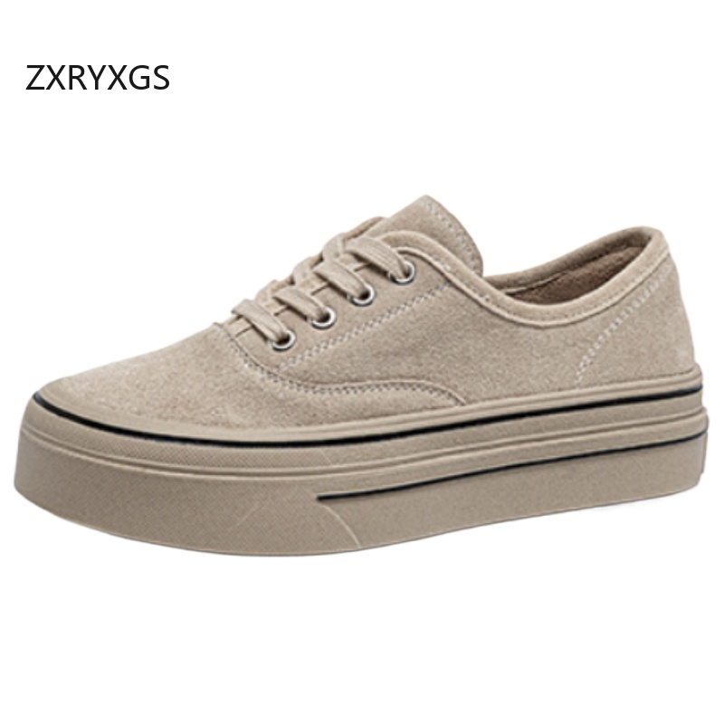 ZXRYXGS New Autumn Lace-up Fro - Women Shoes Size 4 In Cm 评论和价格