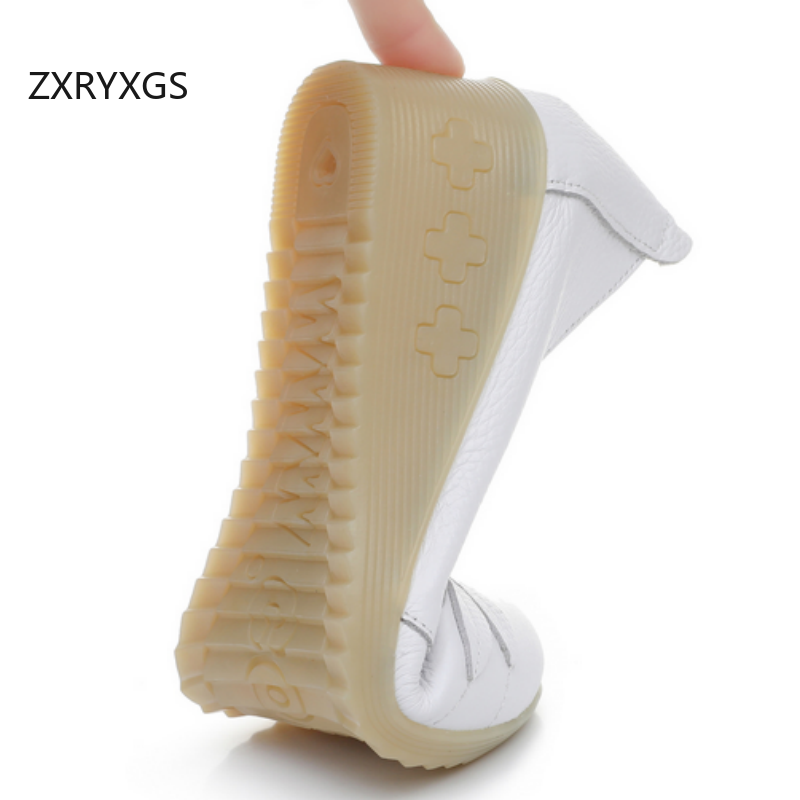 ZXRYXGS Premium Genuine Leathe - Women Shoes Size 4 In Cm 评论和价格