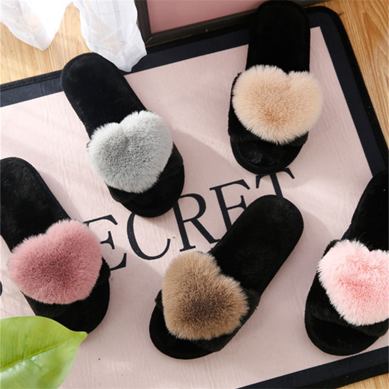 crriflz Women's Plush Heart Sl - Women Shoes For Winter 评论和价格
