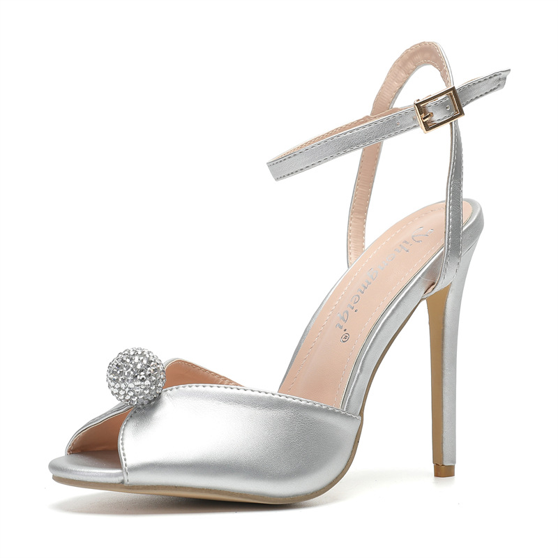 new Luxury Pearls Rhinestones  - Women'S Shoes Peep Toe 评论和价格