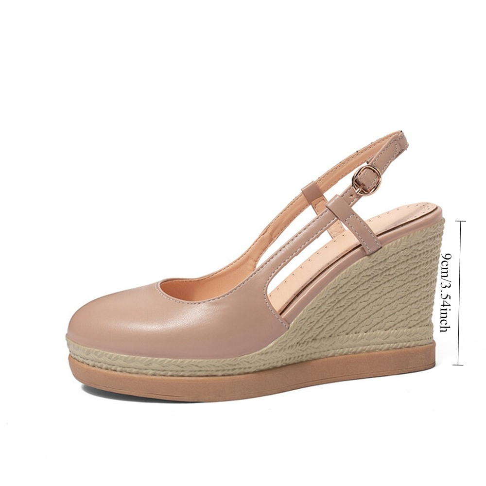 Women's T‑Strap Wedge Sandals  - Espadrille Wedge Shoes 评论和价格