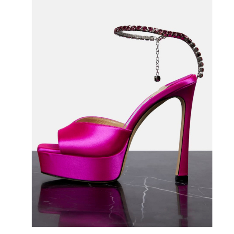 Colorful Chain Water Diamond S - Women Shoes Brands 评论和价格