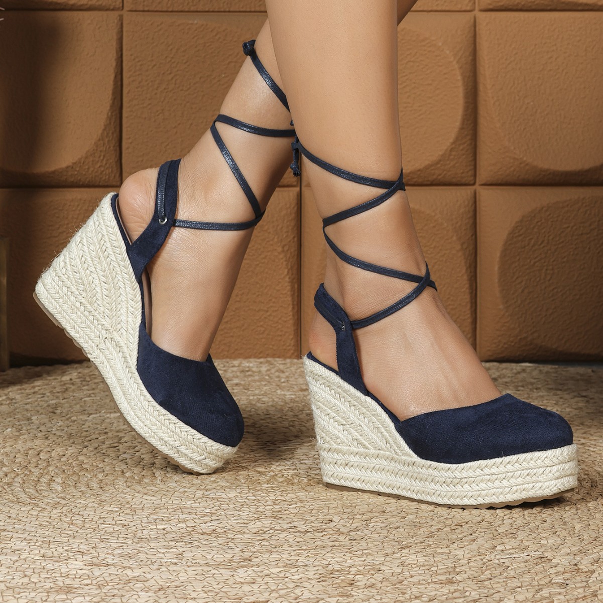 Women's Espadrille Ankle Strap - Espadrille Wedge Shoes 评论和价格