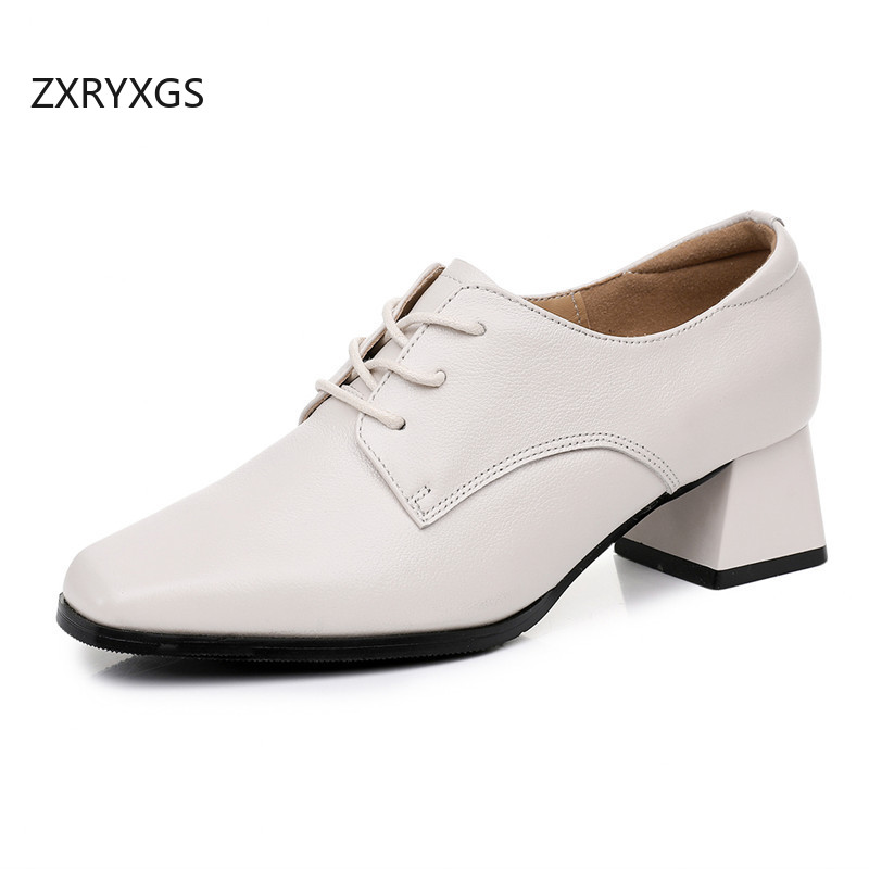 ZXRYXGS 2025  Top Cowhide Lace - Women Shoes Size 4 In Cm 评论和价格