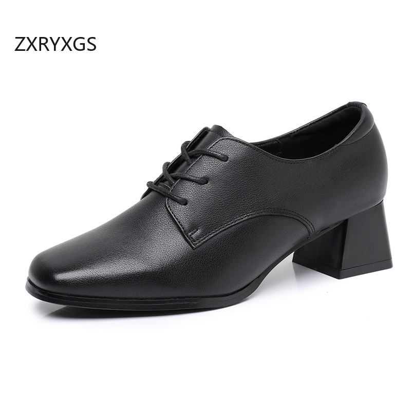 ZXRYXGS 2025  Top Cowhide Lace - Women Shoes Size 4 In Cm 评论和价格