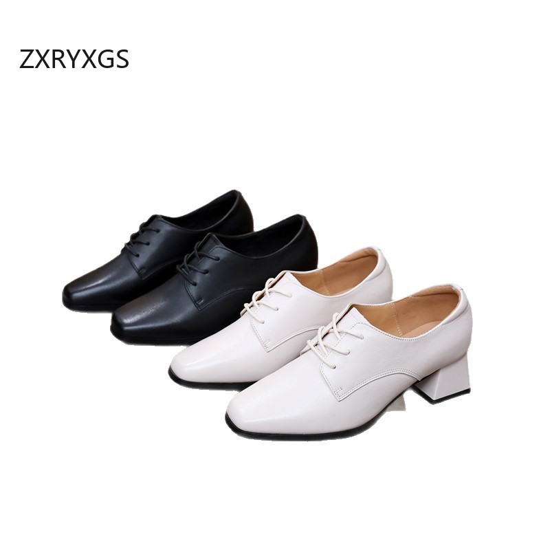 ZXRYXGS 2025  Top Cowhide Lace - Women Shoes Size 4 In Cm 评论和价格