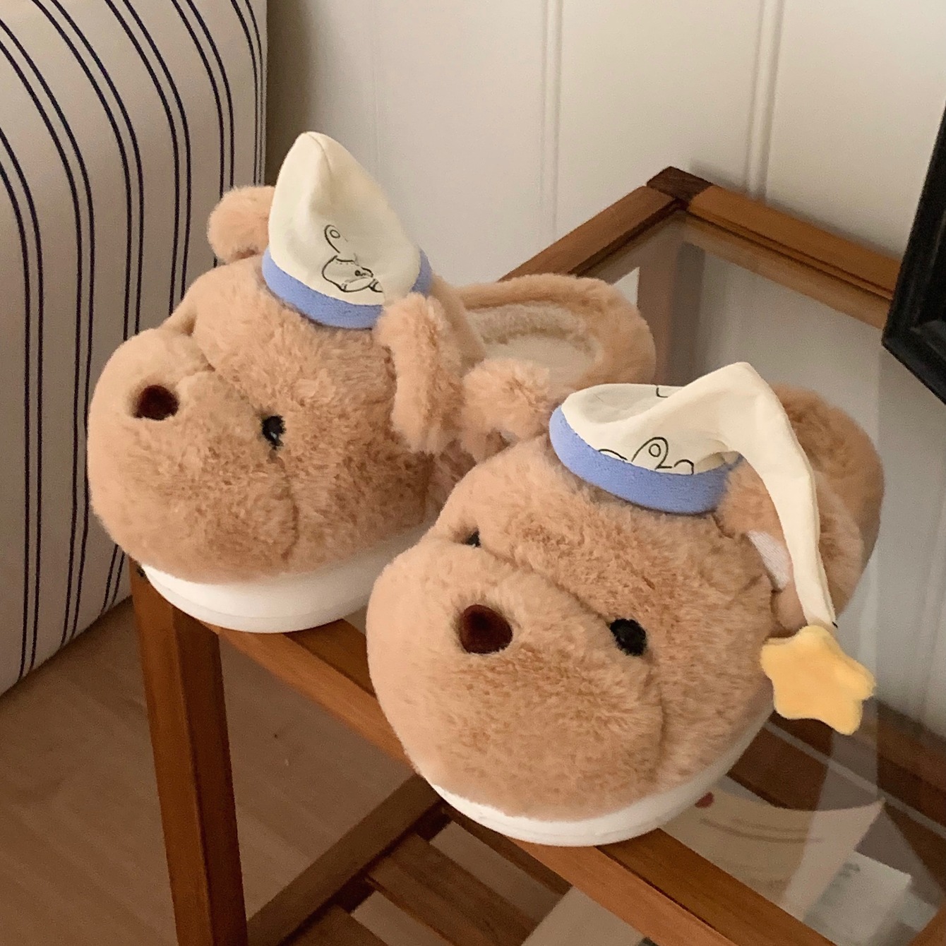 Women House Fur Slippers Casua - Women Shoes For Winter 评论和价格