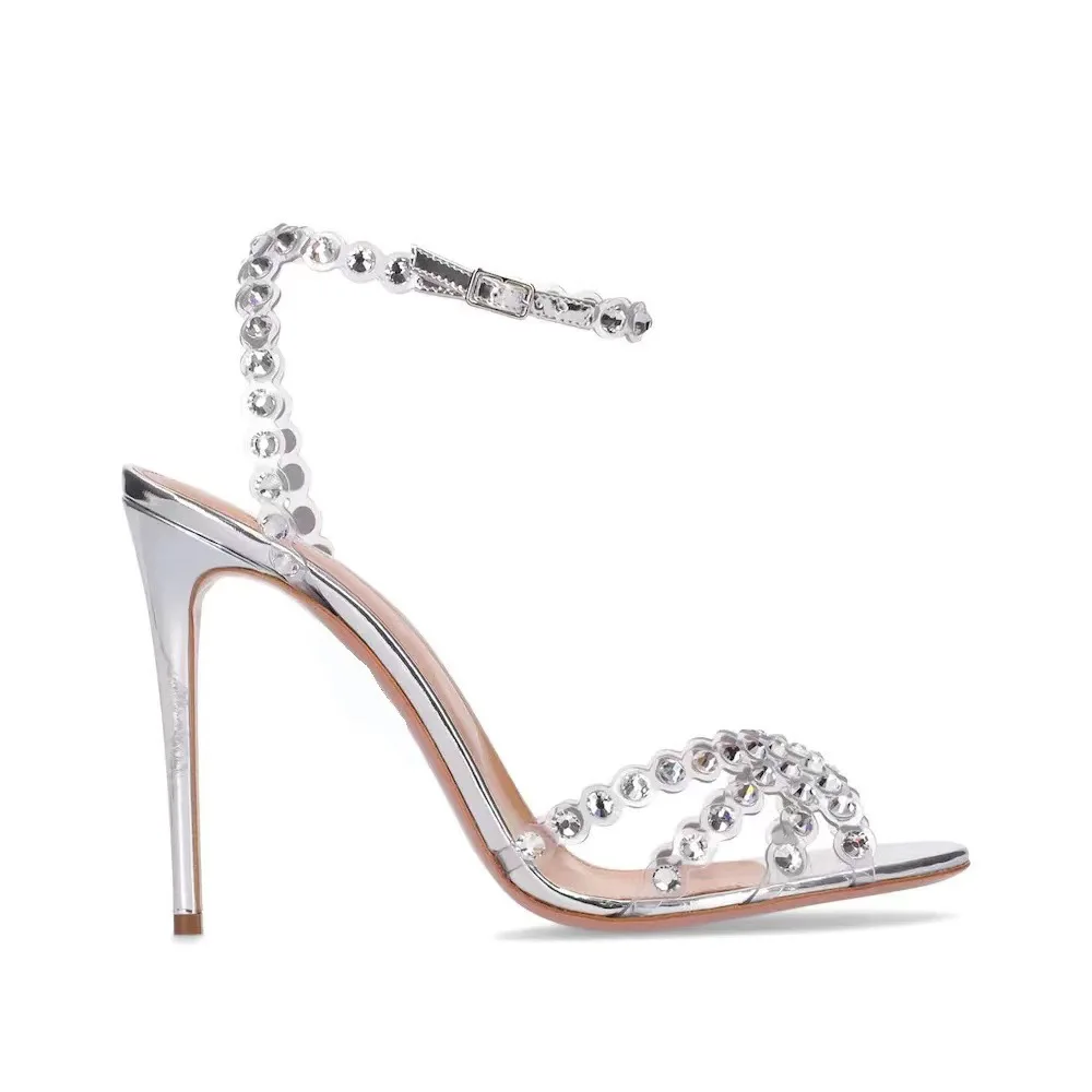 Socialite Plus Size Silver Hee - Women'S Shoes Peep Toe 评论和价格