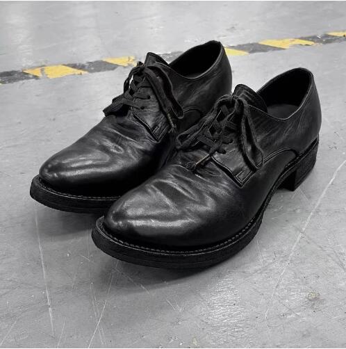 Hot Men Black Cow Real Leather - Women Shoes Size 4 In Cm 评论和价格