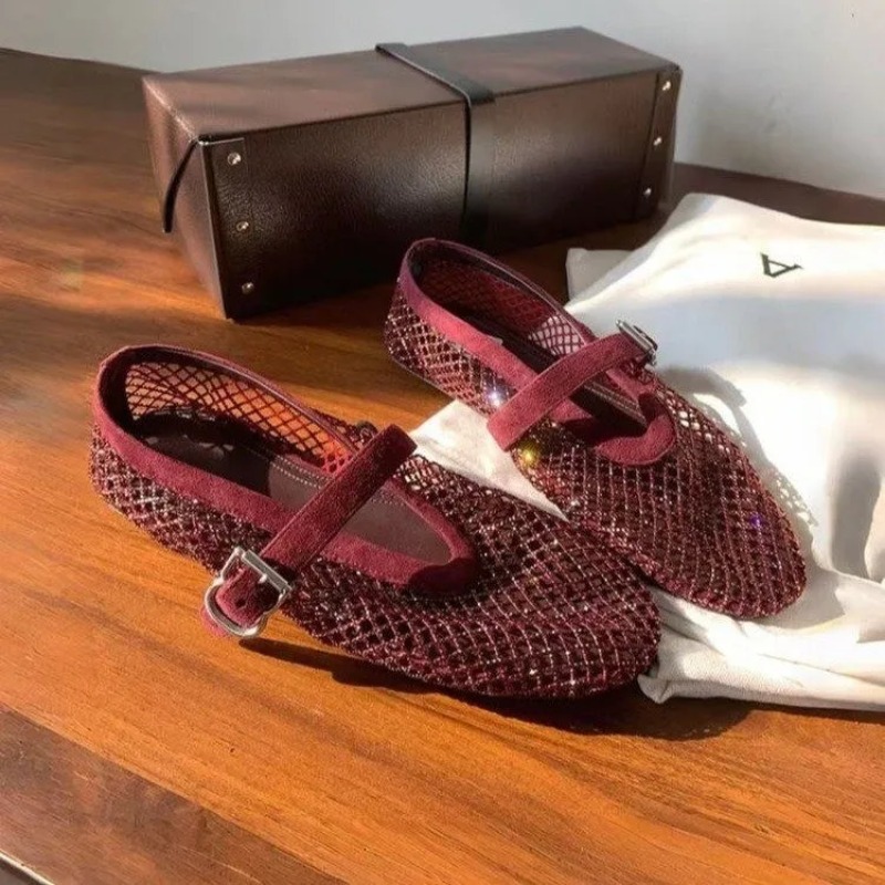 Hollow Rhinestone Baotou Sanda - Women'S Shoes Toms 评论和价格