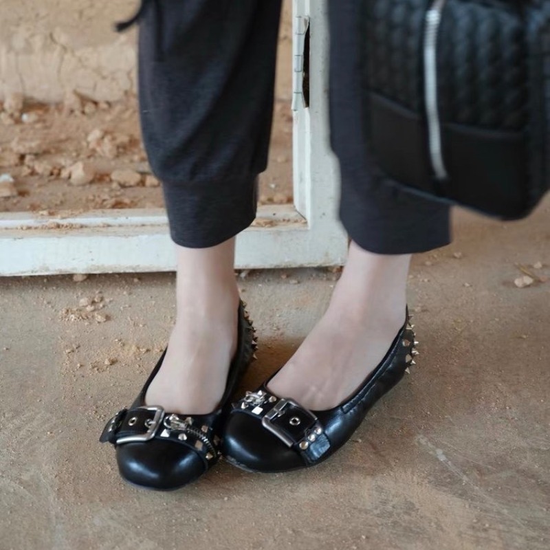 Bolt Round-head Single Shoe Wo - Women'S Shoes Round Toe 评论和价格