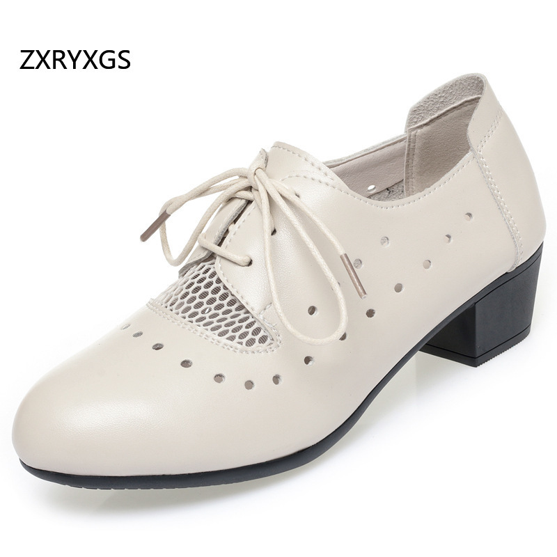 ZXRYXG 2025 Spring Summer Genu - Women Shoes Size 4 In Cm 评论和价格