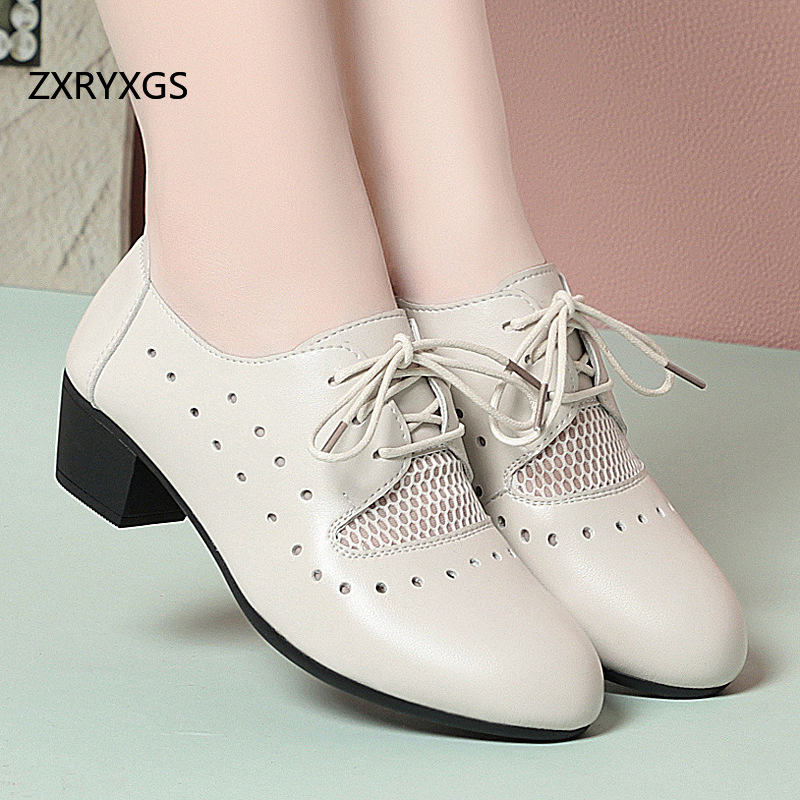 ZXRYXG 2025 Spring Summer Genu - Women Shoes Size 4 In Cm 评论和价格