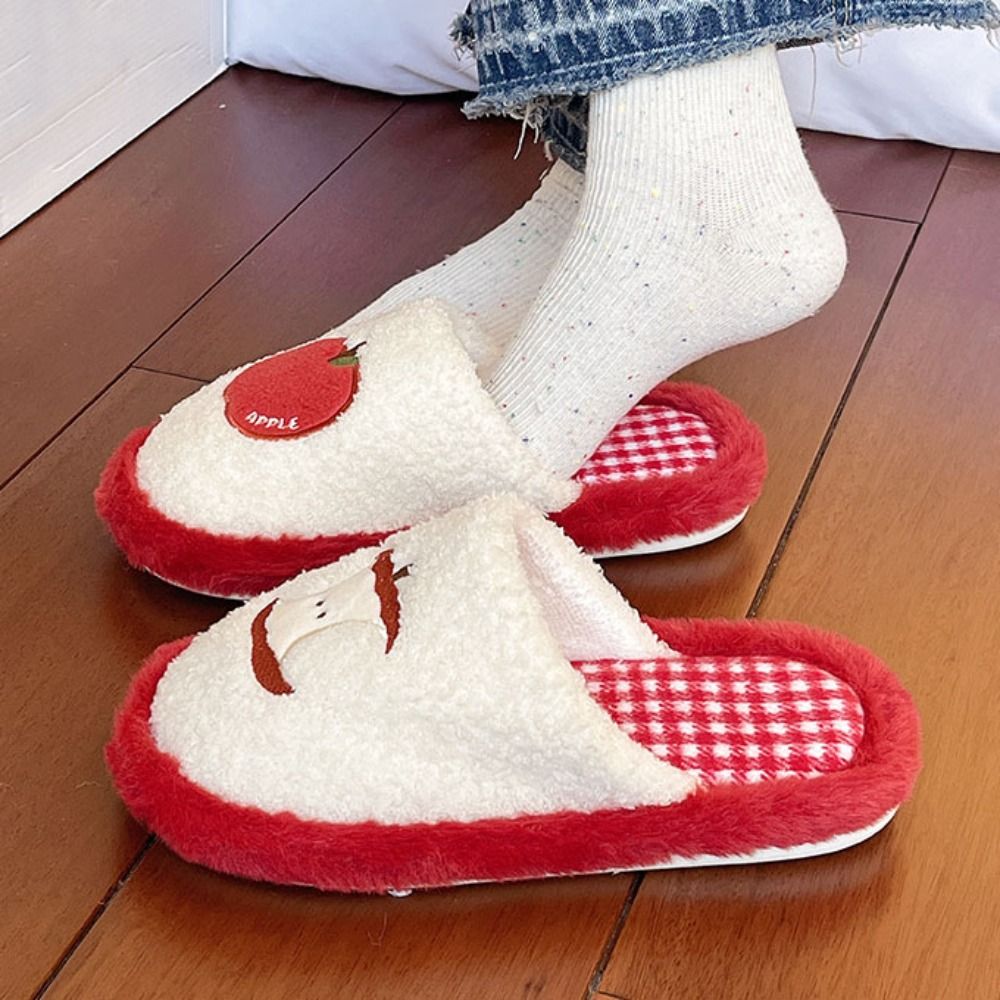 Fashion Grid Stripe Cute Slipp - Women Shoes For Winter 评论和价格