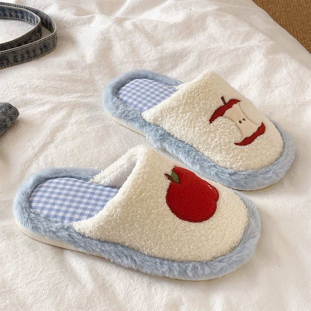 Fashion Grid Stripe Cute Slipp - Women Shoes For Winter 评论和价格