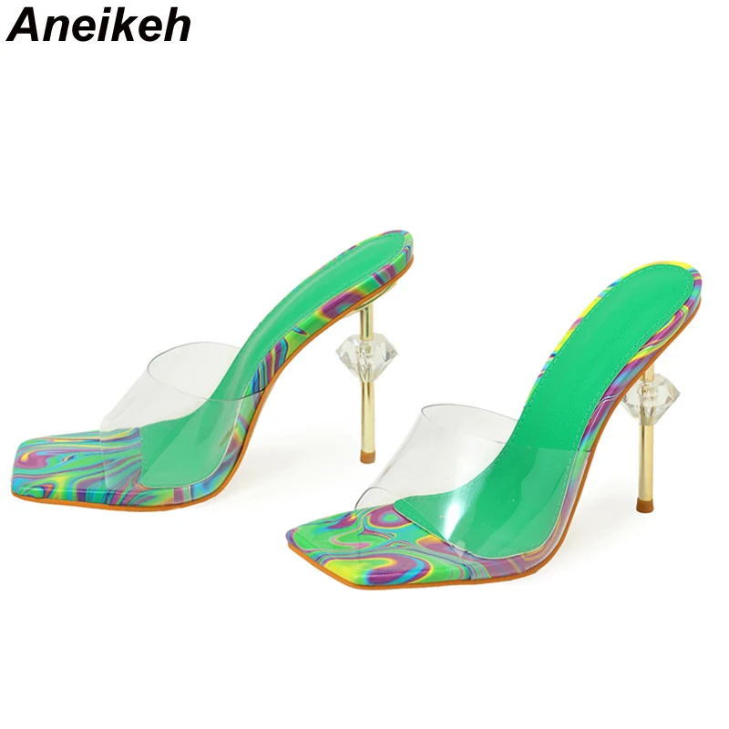 Aneikeh NEW Sexy Strange Trans - Women'S Shoes Peep Toe 评论和价格