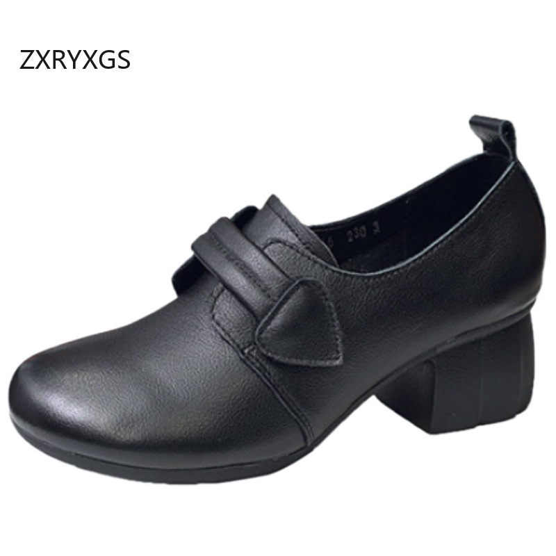 ZXRYXGS 2025 Autumn Real Cowhi - Women Shoes Size 4 In Cm 评论和价格